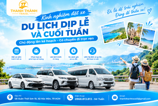 Kinh Nghiệm Đặt Xe Du Lịch Dịp Lễ Và Cuối Tuần